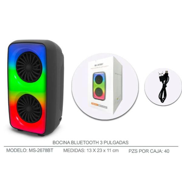 CAIXA DE SOM LIDERMIX MS-2678BT * - Image 3